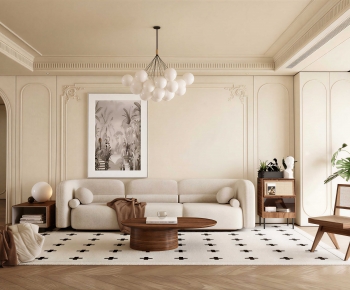 French Style A Living Room-ID:306195979