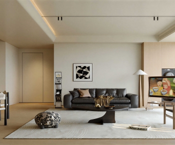 Modern A Living Room-ID:487261066