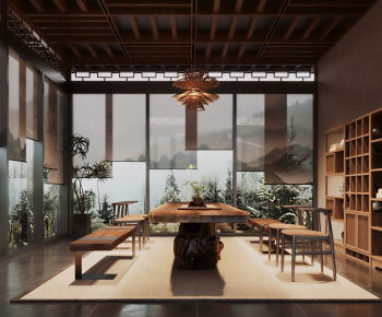 New Chinese Style Teahouse Tea House-ID:815166004