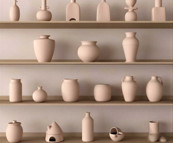 Wabi-sabi Style Clay Pot-ID:179460057