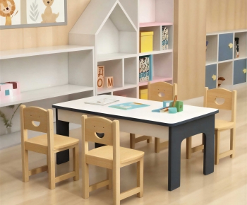 Modern Children's Table/chair-ID:184374092