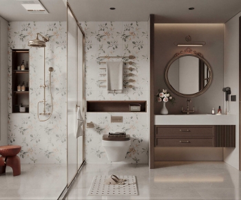 Retro Style TOILET-ID:257134917