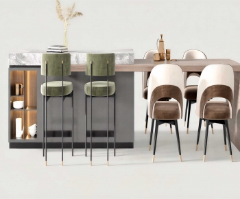 Modern Dining Table And Chairs-ID:614857916