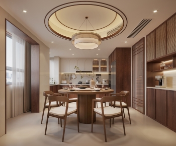 New Chinese Style Dining Room-ID:164925108