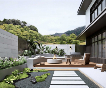 Modern Courtyard/landscape-ID:883785013