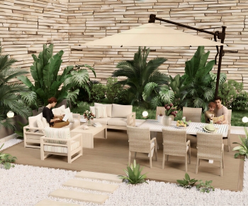 Modern Outdoor Sofa-ID:891596088