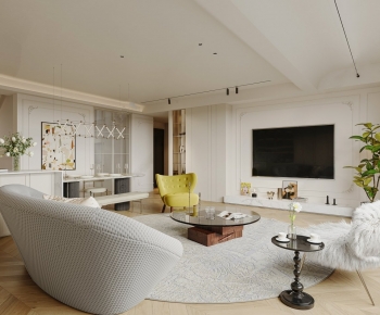 Modern A Living Room-ID:651390082