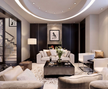 Modern A Living Room-ID:540877106