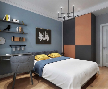 Nordic Style Bedroom-ID:136790996