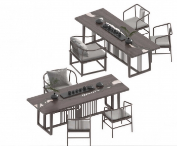 New Chinese Style Tea Tables And Chairs-ID:307837017