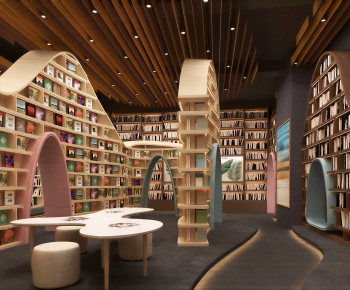 Modern Bookstore Book Bar-ID:139029035