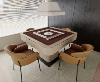 Modern Mahjong Tables And Chairs-ID:737307078