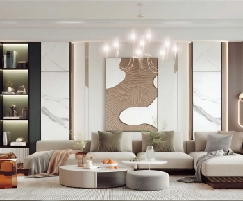 Modern A Living Room-ID:855144981