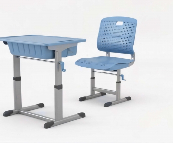 Modern Computer Desk And Chair-ID:646765951