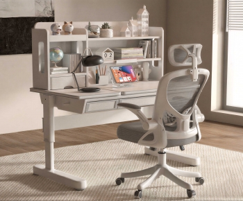 Modern Computer Desk And Chair-ID:183656933