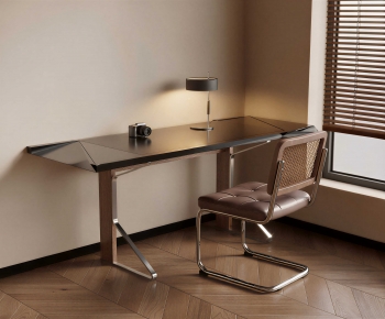 Modern Computer Desk And Chair-ID:685061939