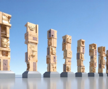 Modern Sculpture Sketch-ID:673763997