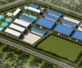 Modern Architectural Bird's-eye View Planning-ID:920767075