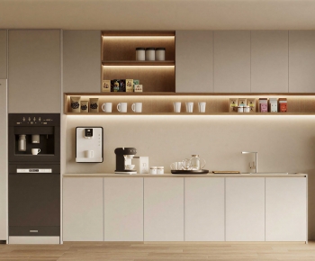 Modern Office Tea Room-ID:674479052