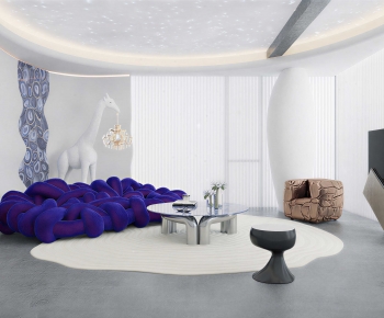 Modern A Living Room-ID:529798036