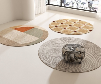 Modern Circular Carpet-ID:625251051