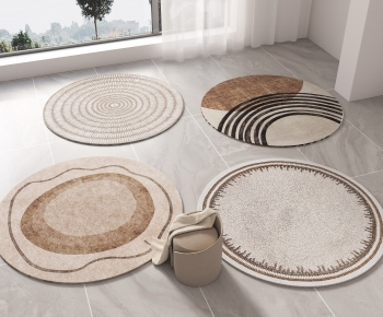 Modern Circular Carpet-ID:556521892