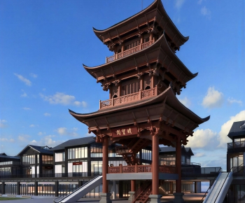 Chinese Style Tower-ID:894635924