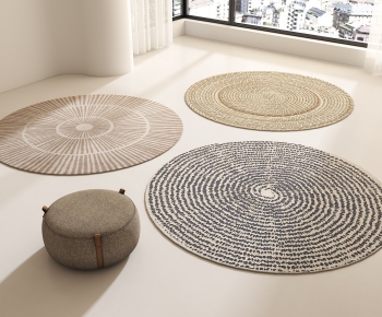 Modern Circular Carpet-ID:512979985