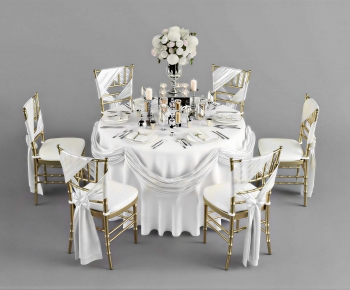 Modern Dining Table And Chairs-ID:917051084
