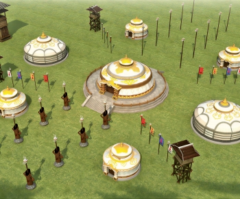 New Chinese Style Building Appearance-ID:945518977