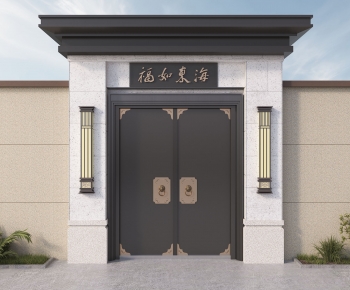 New Chinese Style Gate-ID:481127029