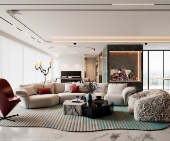 Modern A Living Room-ID:775899948