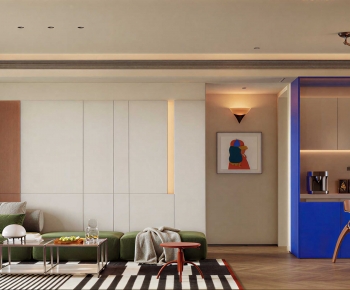 Modern A Living Room-ID:701310614