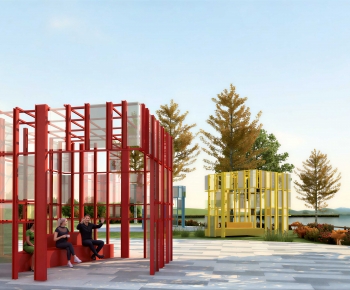 Modern Park Landscape-ID:704302077