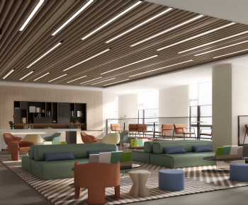 Modern Office Rest Area-ID:262456891