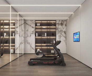 Modern Home Fitness Room-ID:100241909