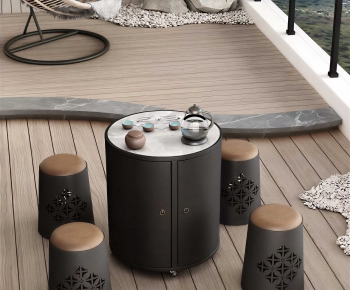 Modern Tea Tables And Chairs-ID:589088929