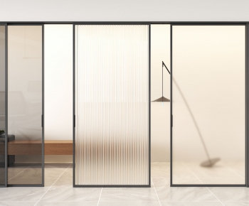 Modern Glass Screen Partition-ID:974939118