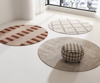 Modern Circular Carpet-ID:668170932