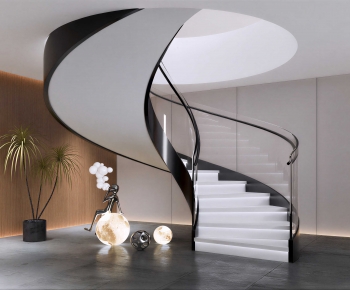 Modern Rotating Staircase-ID:674796101