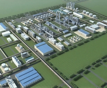 Modern Industrial Building-ID:366652012