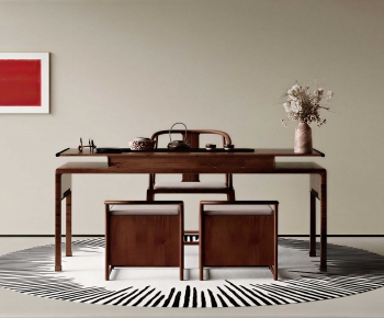 New Chinese Style Tea Tables And Chairs-ID:599606992