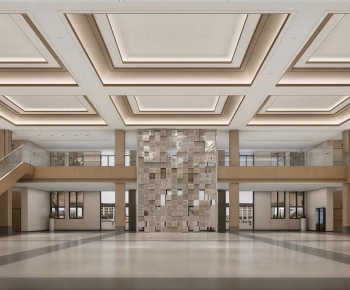 Modern Office Reception Desk-ID:736385112