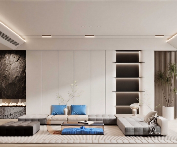 Modern A Living Room-ID:468803886