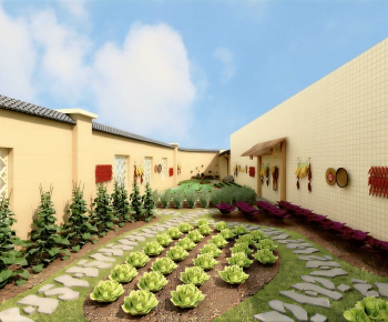 Modern Courtyard/landscape-ID:644825943