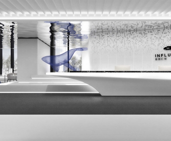 Modern Office Reception Desk-ID:766719108