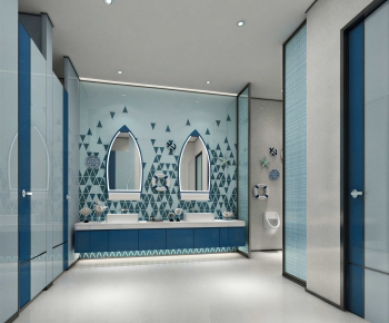 Modern Public Toilet-ID:291973117