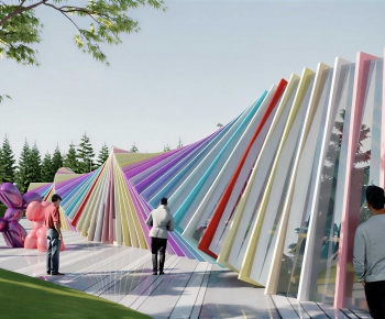 Modern Park Landscape-ID:829110125