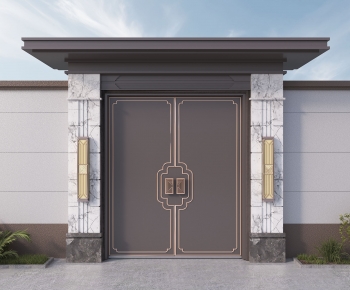 New Chinese Style Gate-ID:492424016