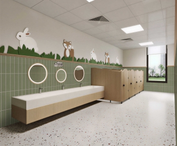 Modern Children's Restroom-ID:719320861